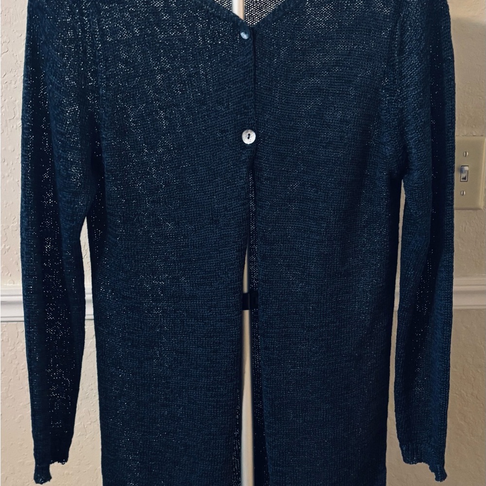 Chic Blue Women's Cardigan